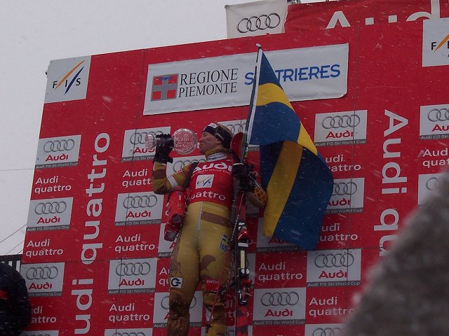 La trionfatrice Anja Paerson