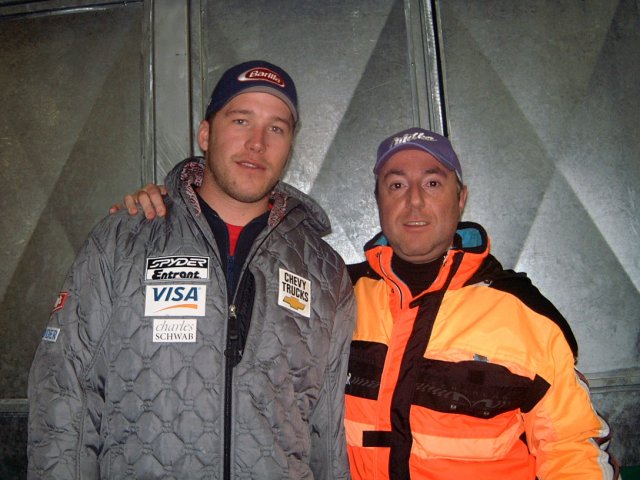 Bode Miller con Tony