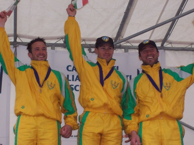 Deville, Bergamelli e Nana alla premiazione