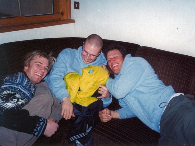 Andreas Nilsen, Truls Ove Karlsen e Aksel Lund Svindal