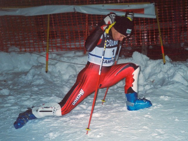 Manfred Pranger fa stretching