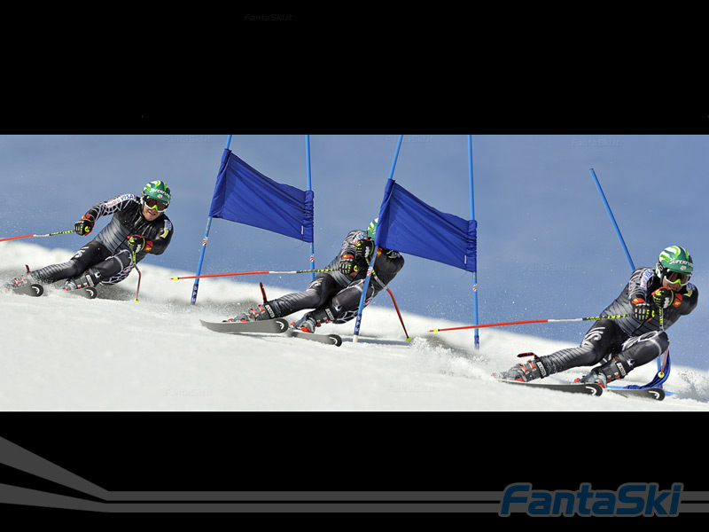 Bode Miller a Saas Fee: splendida sequenza