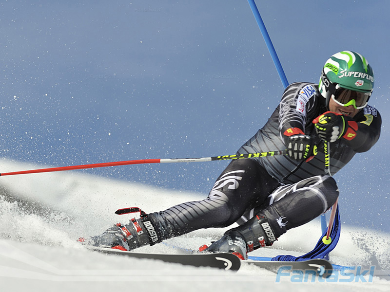 Bode Miller in allenamento a Saas Fee