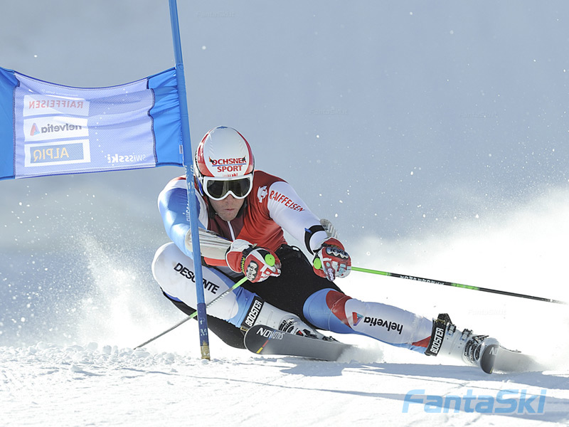 Ralf Kreuzer in azione a Saas Fee