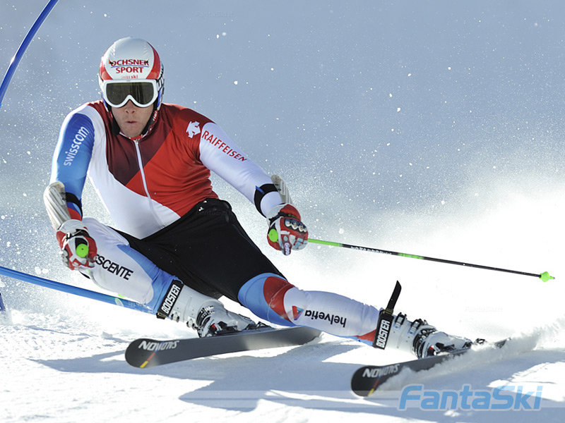 Ralf Kreuzer in azione a Saas Fee