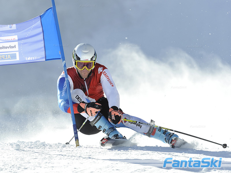 Markus Vogel in azione a Saas Fee