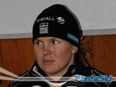 Anja Paerson, seconda in superg a Cortina