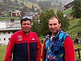 Luis Prenn e Alberto Ghidoni, tecnici dei discesisti