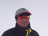 Il mitico Leo Mussi, skiman Fischer di Ghedo, Fat e Sulzi