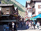 Il centro di Zermatt