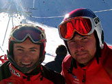 Manuel Pescollderungg e Michel Davare: slalom B