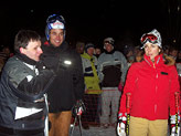 Giorgio Rocca e Deborah Compagnoni al 3° memorial Barbara Compagnoni organizzato da sciare per la vita