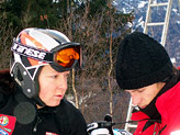 Johanna Schnarf, altoatesina di Valdaora e squadra b, si confronta con Grumer