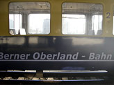 Il treno che da Interlaken porta a Lauterbrunnen