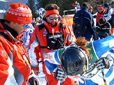 Elena Fanchini si mette gli sci