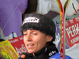 La slalomista francese Christel Pascal