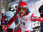 Il campione italiano juniores di gigante Diego Castellaz