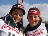 Le talentuose sorelle camune ancora insieme sul podio: Elena e Nadia Fanchini