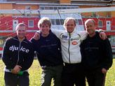 Karlsen, Jansrud, Solbakken e un coach norvegese si rilassano alla vigilia del gigante giocando a calcetto