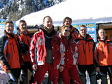 Foto di gruppo per i ragazzi dello sci club Lugo