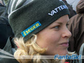 L'ex slalomista svedese Nina Andersson, ora inserita nello staff tecnico
