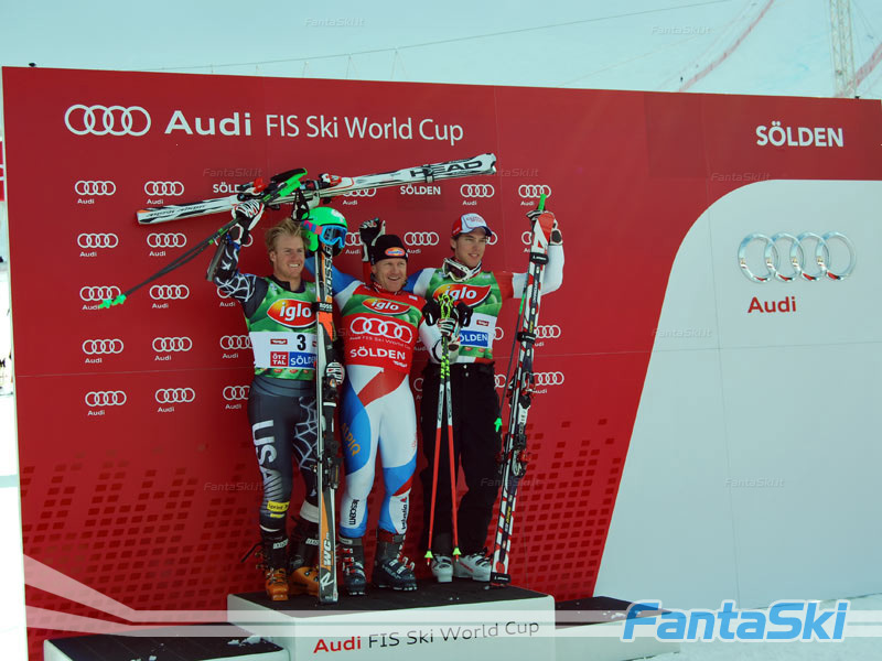 Cuche chiama vicino a se Ligety e Janka: è festa podio!