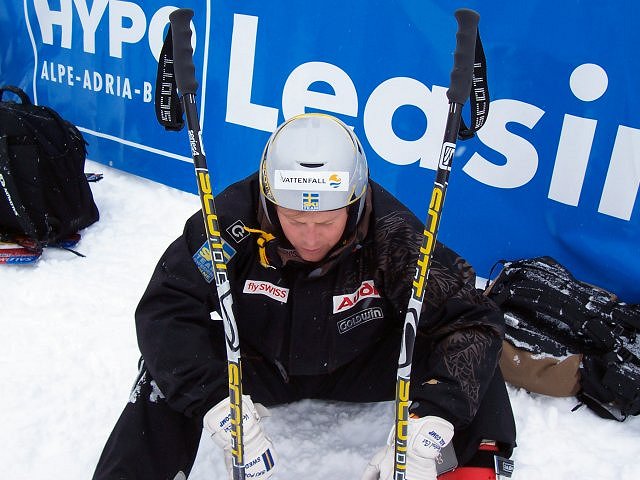 Freddy Nyberg si concentra