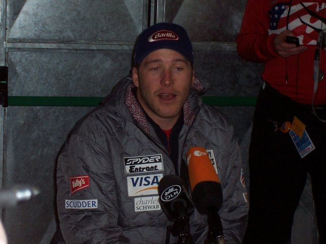 Bode Miller in conferenza stampa