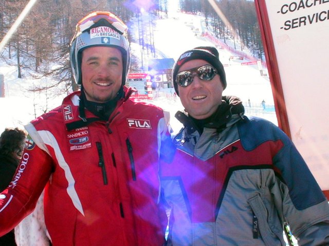 Il livignasco Rocca con Tony