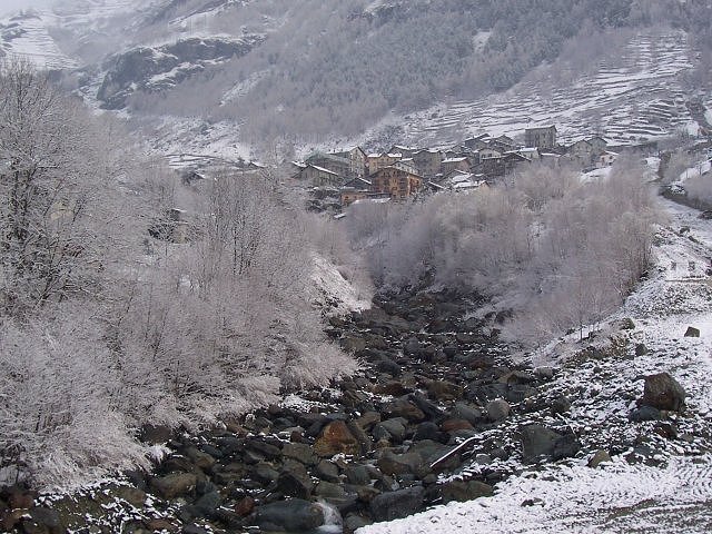 Paesaggio d'incanto a Chiesa Valmalenco