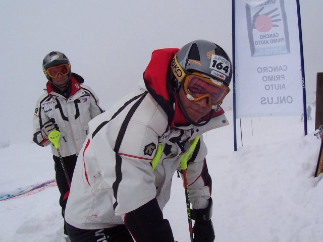 Mark Berthod in partenza