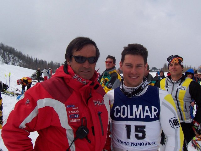 Gianki con il dt Flavio Roda