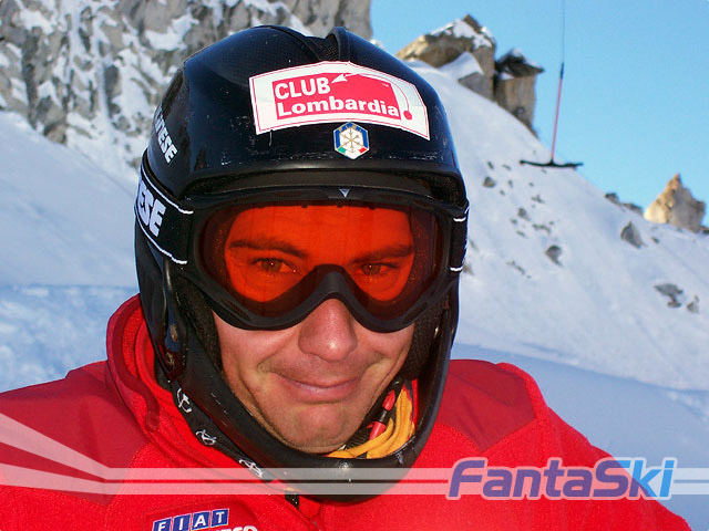 Gianchi Bergamelli posa con il nuovo sponsor "Club Lombardia"
