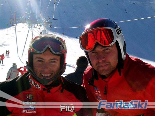 Manuel Pescollderungg e Michel Davare: slalom B
