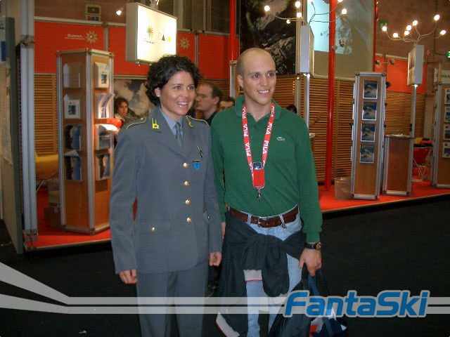 Isolde Kostner con Mattiash
