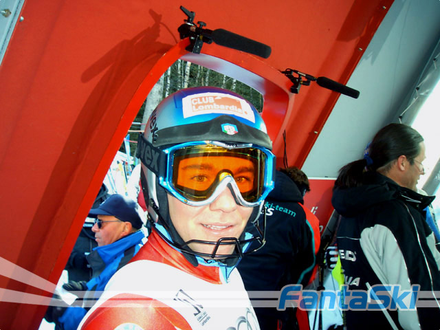 Luca Moretti apripista dello slalom