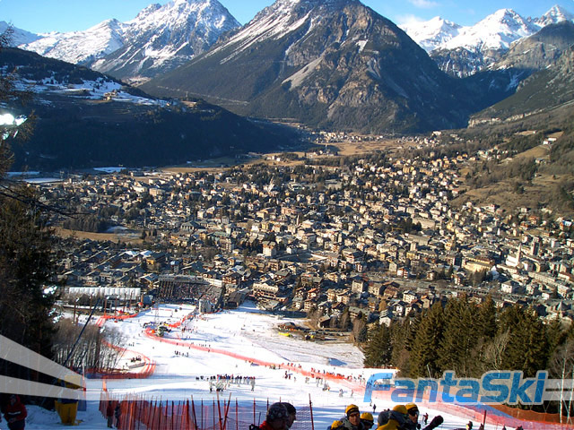 Vista su Bormio dalla "Stelvio"