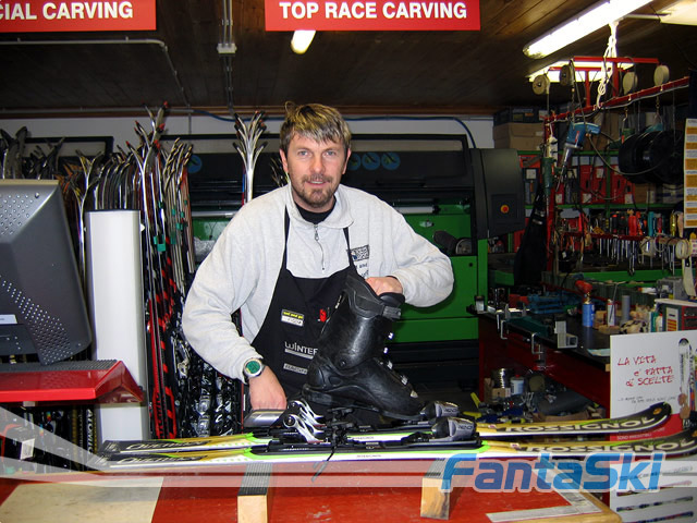 Lo skiman Nicola Di Cecco Sport a Bormio 2000