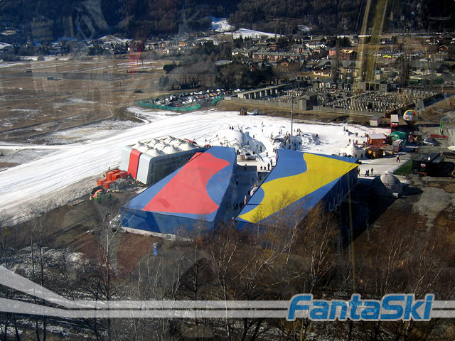Vista dall'alto del Public Village