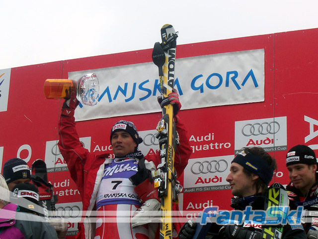Rocca sul podio. Slalom di Kranjska Gora: vittoria numero sei in carriera