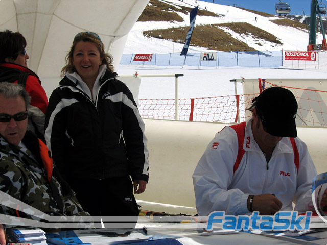 Evelin e Tomba al parterre