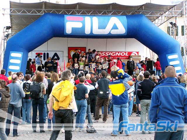 La premiazione della domenica