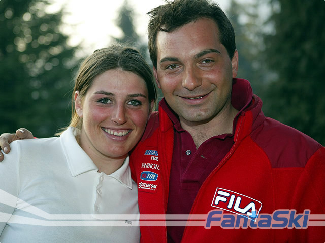 Nadia Fanchini e Gabriele "Alitalia"