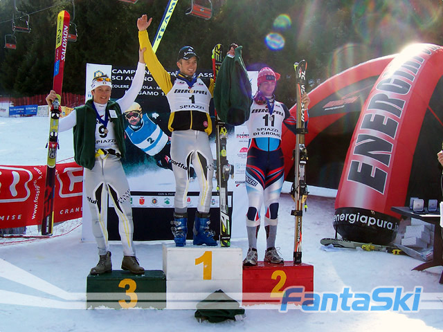 Il podio: Blardone, Moelgg, Schieppati