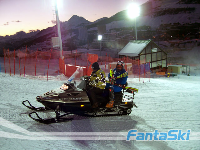 Bergamelli in motoslitta 