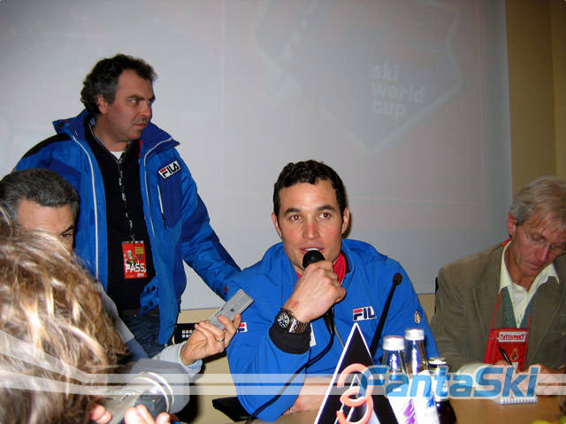 Rocca in conferenza stampa con Max Vergani