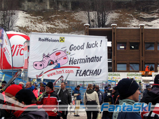 Striscione del Fansclub di Hermann Maier