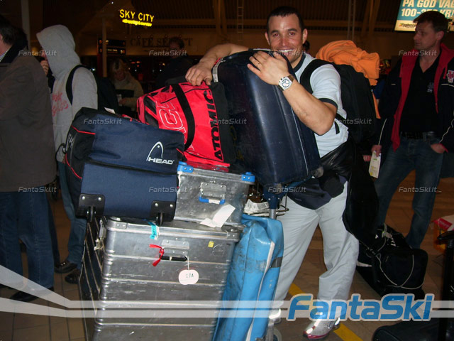 Giorgio Rocca all’aeroporto di Stoccolma: un viaggio interminabile dal Giappone a Aare