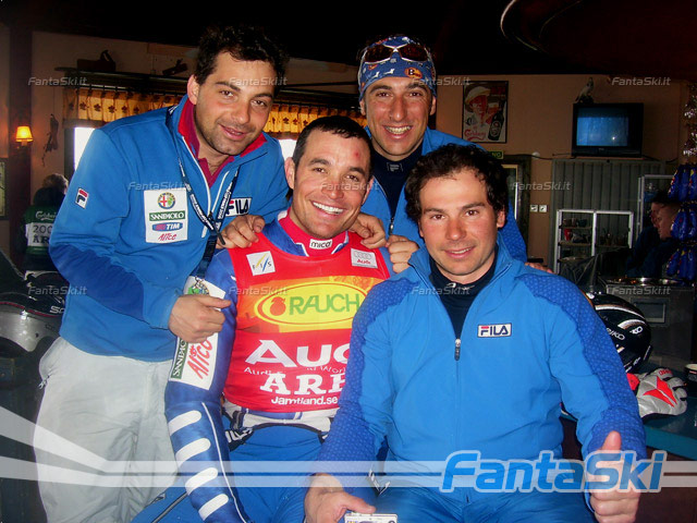 Da sin. Gabriele “Alitalia” Pezzaglia, Giorgione Rocca, Francesco Ciardetti e Norman Bergamelli