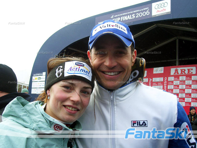 Giorgio Rocca e Tina Maze